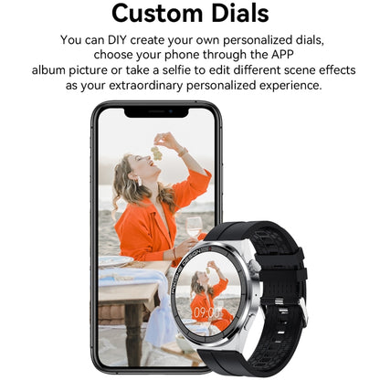 PG3 Pro 1.41 inch TFT Screen Smart Watch, Support Heart Rate / Blood Pressure Monitoring(Black) by buy2fix