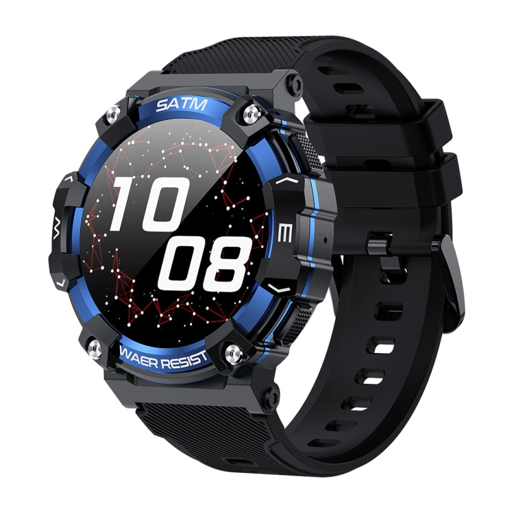 PG666 1.39 inch TFT Screen Bluetooth Call Smart Watch, Support Heart Rate / Blood Pressure Monitoring(Black Blue) by buy2fix