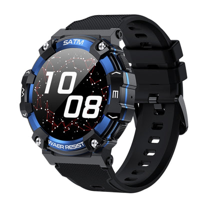 PG666 1.39 inch TFT Screen Bluetooth Call Smart Watch, Support Heart Rate / Blood Pressure Monitoring(Black Blue) by buy2fix