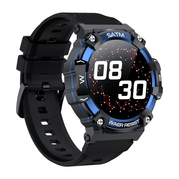 PG666 1.39 inch TFT Screen Bluetooth Call Smart Watch, Support Heart Rate / Blood Pressure Monitoring(Black Blue) by buy2fix