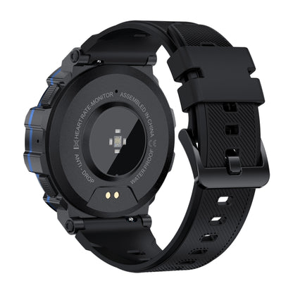 PG666 1.39 inch TFT Screen Bluetooth Call Smart Watch, Support Heart Rate / Blood Pressure Monitoring(Black Blue) by buy2fix