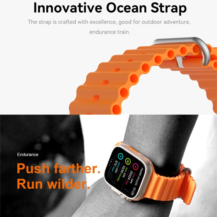 S800 Ultra Max 1.96 inch TFT Screen Smart Watch, Support Heart Rate / Blood Pressure Monitoring(Blue) - Smart Watches by buy2fix | Online Shopping UK | buy2fix