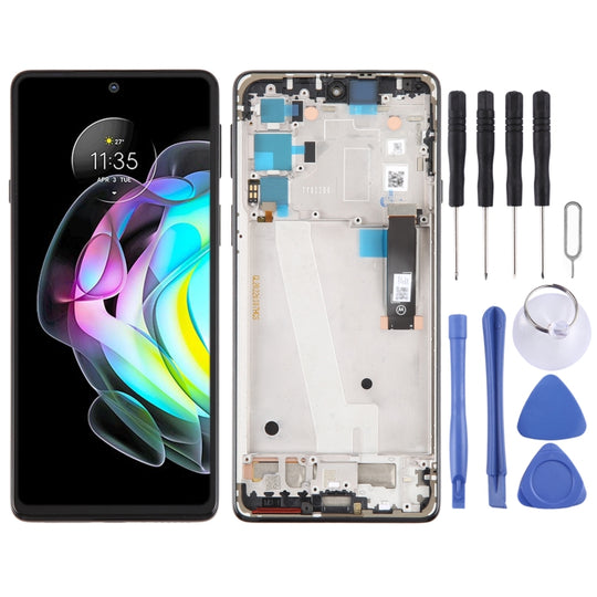 Écran LCD d'origine pour Motorola Moto Edge 20, assemblage complet avec cadre