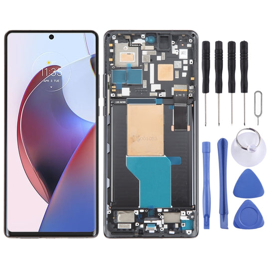 Écran LCD d'origine pour Motorola Moto Edge 30 Ultra, assemblage complet avec cadre