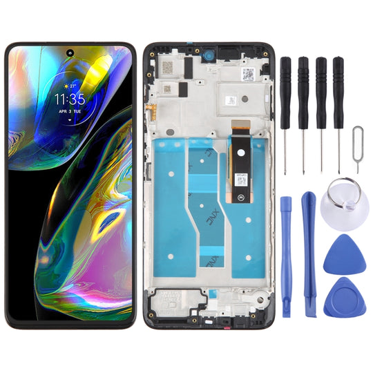Écran LCD d'origine pour Motorola Moto G82, assemblage complet avec cadre
