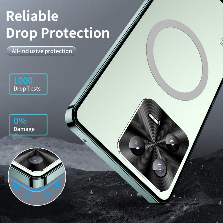 For Xiaomi 13 MagSafe Magnetic Frosted Metal Phone Case(Green) - Xiaomi Cases by buy2fix | Online Shopping UK | buy2fix