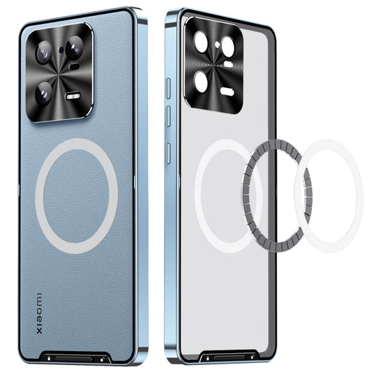 For Xiaomi 13 Pro MagSafe Magnetic Frosted Metal Phone Case(Blue) - Xiaomi Cases by buy2fix | Online Shopping UK | buy2fix