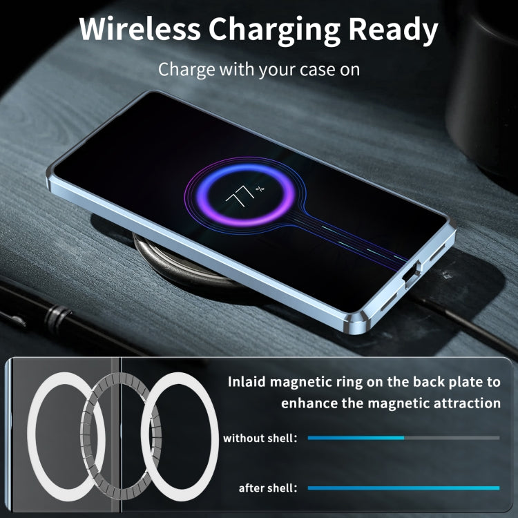 For Xiaomi 13 Pro MagSafe Magnetic Frosted Metal Phone Case(Blue) - Xiaomi Cases by buy2fix | Online Shopping UK | buy2fix