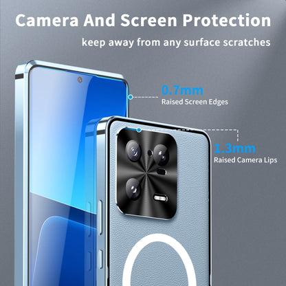 For Xiaomi 13 Pro MagSafe Magnetic Frosted Metal Phone Case(Blue) - Xiaomi Cases by buy2fix | Online Shopping UK | buy2fix