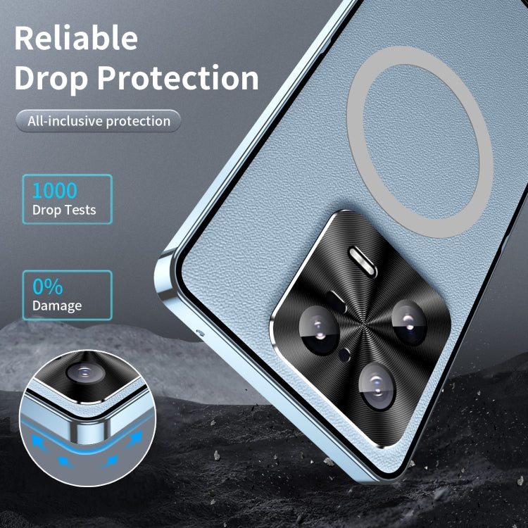 For Xiaomi 13 Pro MagSafe Magnetic Frosted Metal Phone Case(Blue) - Xiaomi Cases by buy2fix | Online Shopping UK | buy2fix