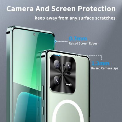 For Xiaomi 13 Pro MagSafe Magnetic Frosted Metal Phone Case(Green) - Xiaomi Cases by buy2fix | Online Shopping UK | buy2fix