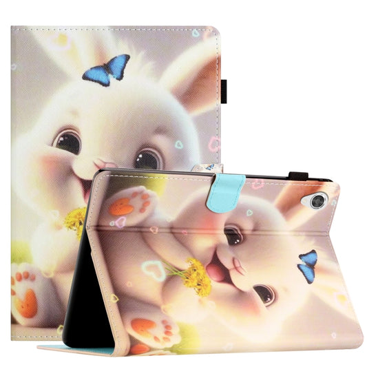 For Lenovo Tab M10 HD Gen 2 Coloured Drawing Stitching Smart Leather Tablet Case(Rabbit) - Lenovo by buy2fix | Online Shopping UK | buy2fix