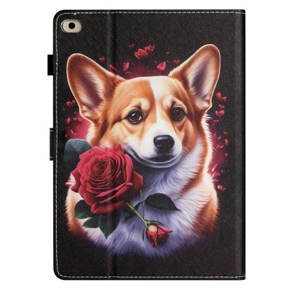 For iPad 9.7 2017&2018/Air 2/Air Coloured Drawing Stitching Smart Leather Tablet Case(Corgi) - iPad 9.7 (2018) & (2017) Cases by buy2fix | Online Shopping UK | buy2fix