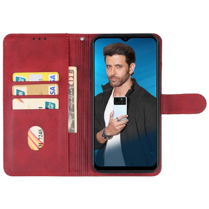 For Itel P40 Leather Phone Case(Red) - More Brand by buy2fix | Online Shopping UK | buy2fix