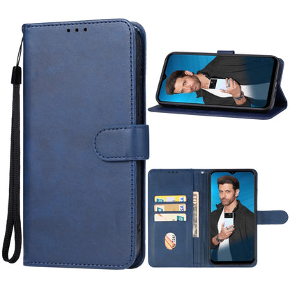 For Itel P40 Leather Phone Case(Blue) - More Brand by buy2fix | Online Shopping UK | buy2fix