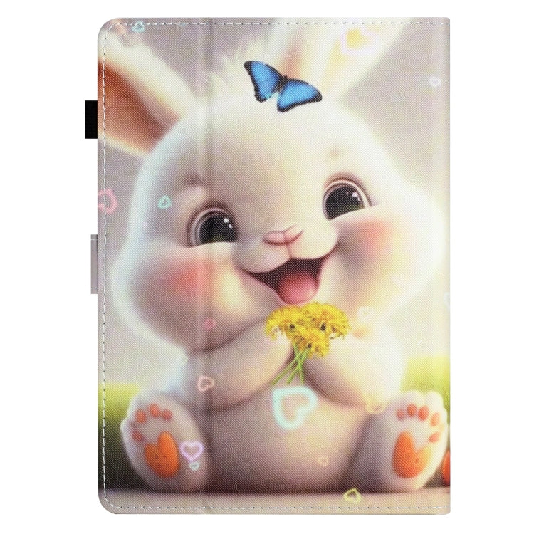 For Amazon Kindle Paperwhite 4/3/2/1 Coloured Drawing Stitching Smart Leather Tablet Case(Rabbit) - Amazon by buy2fix | Online Shopping UK | buy2fix