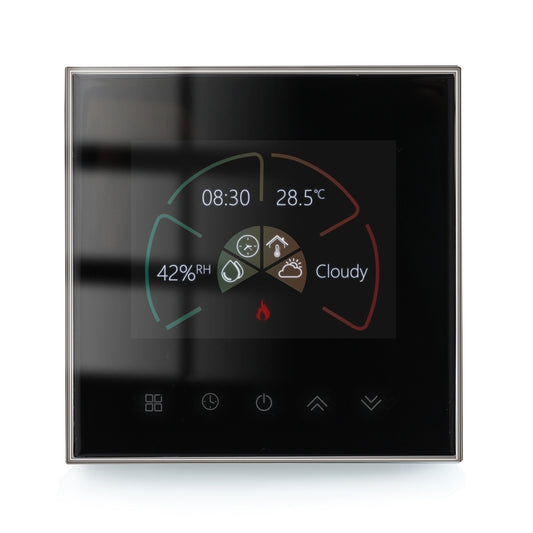 BHT-2002GALM 220V Smart Home Heating Thermostat Water Heating WiFi Thermostat(Black) - Thermostat & Thermometer by buy2fix | Online Shopping UK | buy2fix