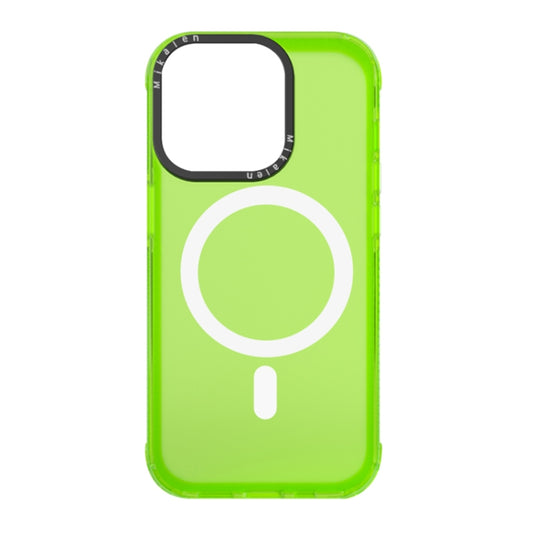For iPhone 14 Acrylic + TPU MagSafe Protective Phone Case(Green) - iPhone 14 Cases by buy2fix | Online Shopping UK | buy2fix