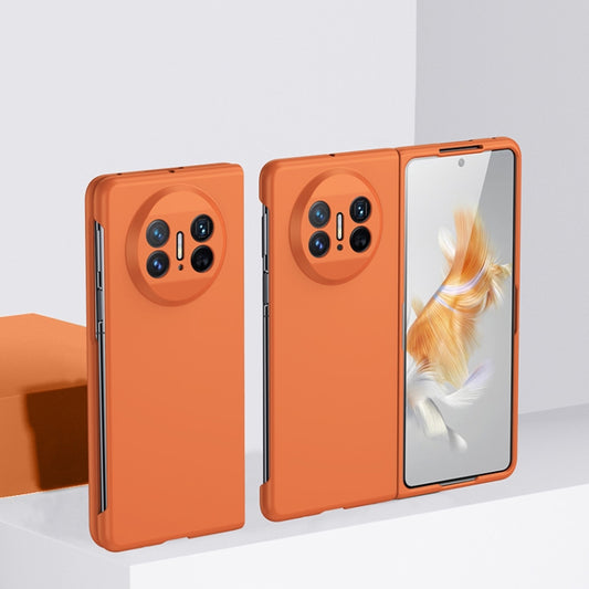 For Huawei Mate X3 Skin-feel Shockproof Full Coverage Phone Case(Orange) - Huawei Cases by buy2fix | Online Shopping UK | buy2fix