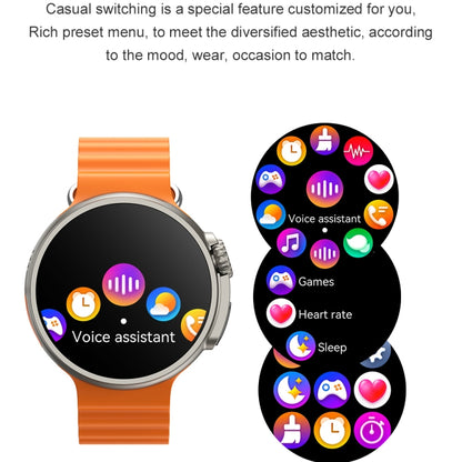 K9 1.39 inch TFT Screen Smart Watch Supports Bluetooth Calling/Health Monitoring(Gold) by buy2fix