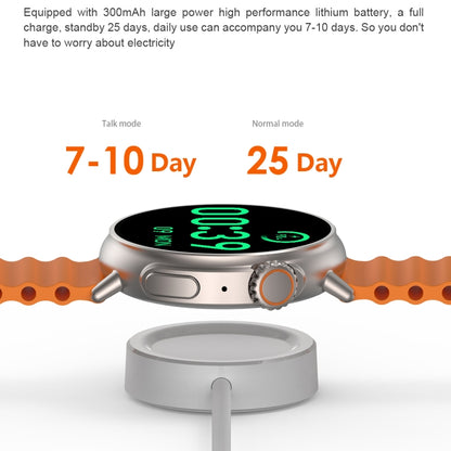 MT30 1.6 inch HD Screen TPU Strap Smart Watch Supports Voice Calls/Blood Oxygen Monitoring(Orange) by buy2fix