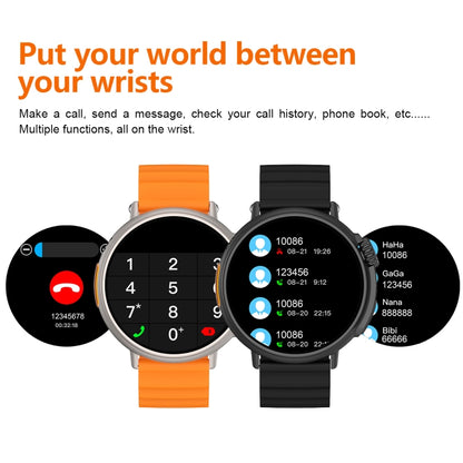 MT30 1.6 inch HD Screen TPU Strap Smart Watch Supports Voice Calls/Blood Oxygen Monitoring(Orange) by buy2fix