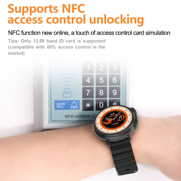 MT30 1.6 inch HD Screen TPU Strap Smart Watch Supports Voice Calls/Blood Oxygen Monitoring(Orange) by buy2fix