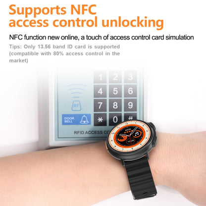 MT30 1.6 inch HD Screen TPU Strap Smart Watch Supports Voice Calls/Blood Oxygen Monitoring(Orange) by buy2fix