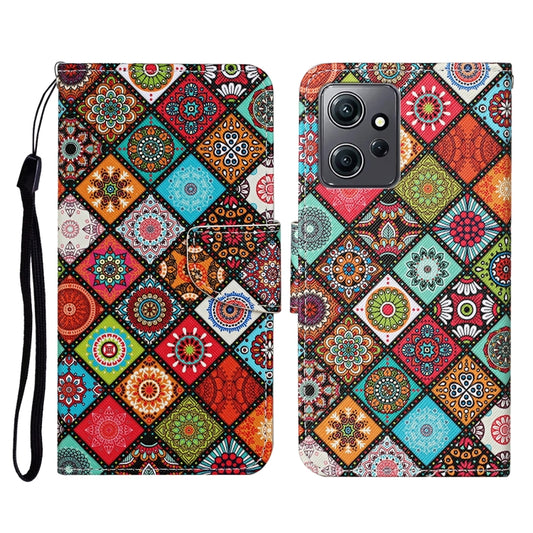 For Xiaomi Redmi Note 12 4G Global Colored Drawing Pattern Flip Leather Phone Case(Ethnic Style) by buy2fix