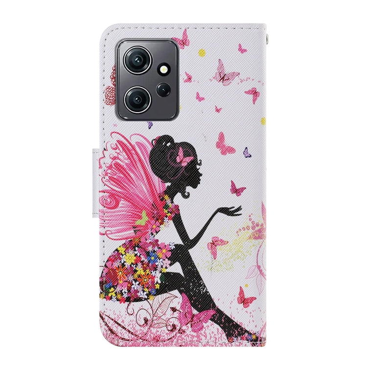 For Xiaomi Redmi Note 12 4G Global Colored Drawing Pattern Flip Leather Phone Case(Dancing Girl) by buy2fix
