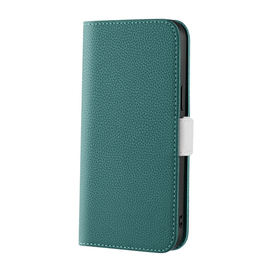 For Samsung Galaxy A24 4G Candy Color Litchi Texture Leather Phone Case(Dark Green) by buy2fix