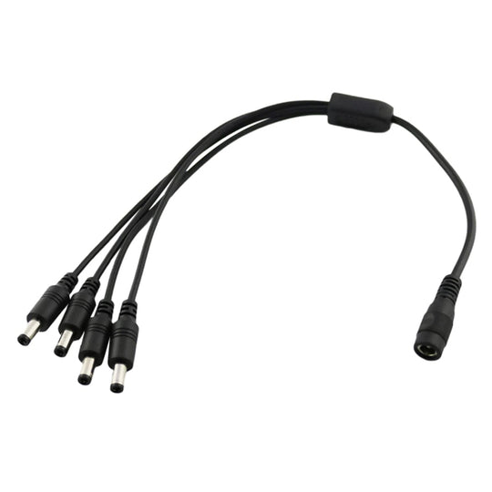 Câble d'extension de connexion d'alimentation DC femelle à DC mâle 4 en 1 de 0,37 m