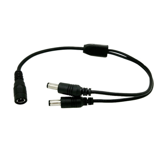 Câble d'extension de connexion d'alimentation DC femelle à DC mâle 2 en 1 de 0,5 m