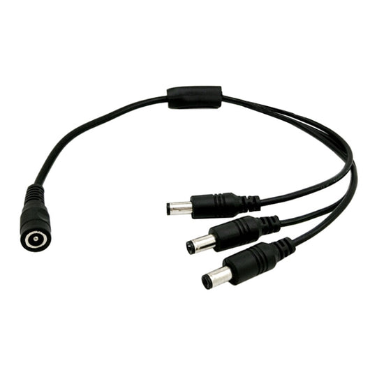 Câble d'extension de connexion d'alimentation DC femelle à DC mâle 3 en 1 de 0,37 m