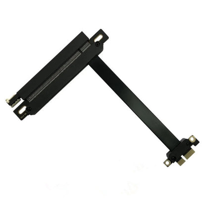 PCI-E 3.0 1X to 16X 180 Degree Graphics Card Extension Cable, Length:10cm by buy2fix