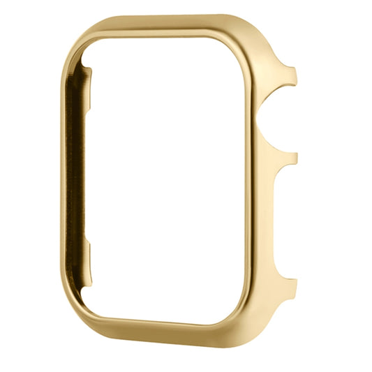 For Apple Watch Series 8&7 41mm Mirror Hollow Watch Protective Case(Gold) - Watch Cases by buy2fix | Online Shopping UK | buy2fix
