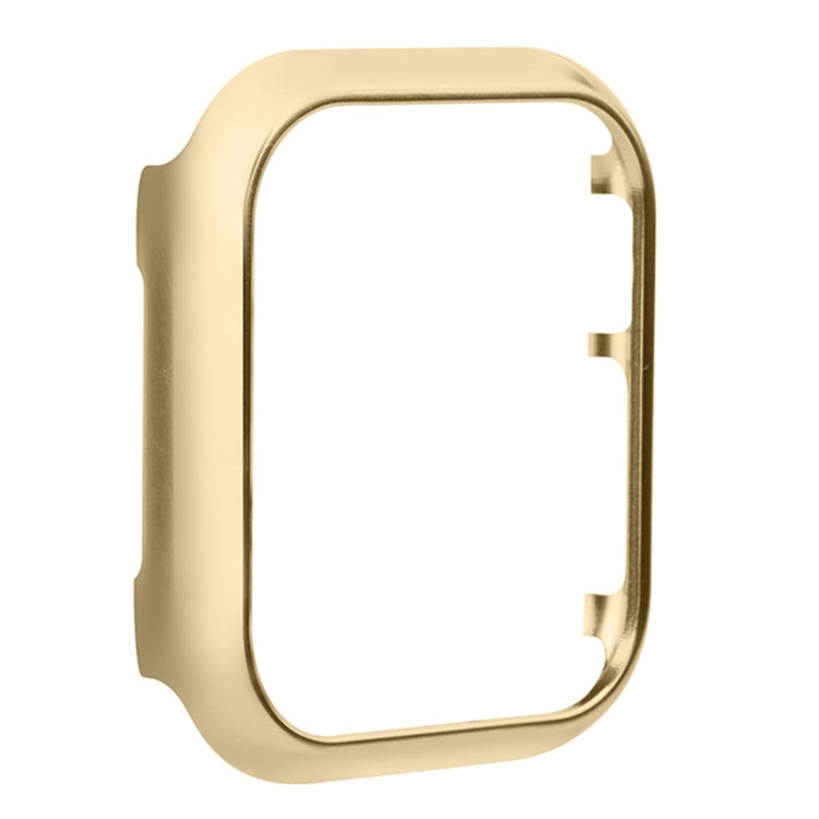 For Apple Watch Series 8&7 41mm Mirror Hollow Watch Protective Case(Gold) - Watch Cases by buy2fix | Online Shopping UK | buy2fix