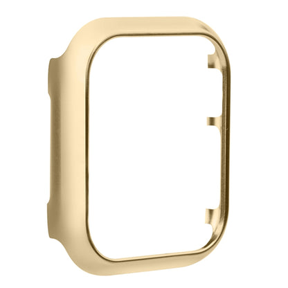 For Apple Watch Series 8&7 41mm Mirror Hollow Watch Protective Case(Gold) - Watch Cases by buy2fix | Online Shopping UK | buy2fix