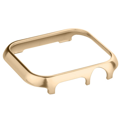 For Apple Watch Series 8&7 41mm Mirror Hollow Watch Protective Case(Gold) - Watch Cases by buy2fix | Online Shopping UK | buy2fix