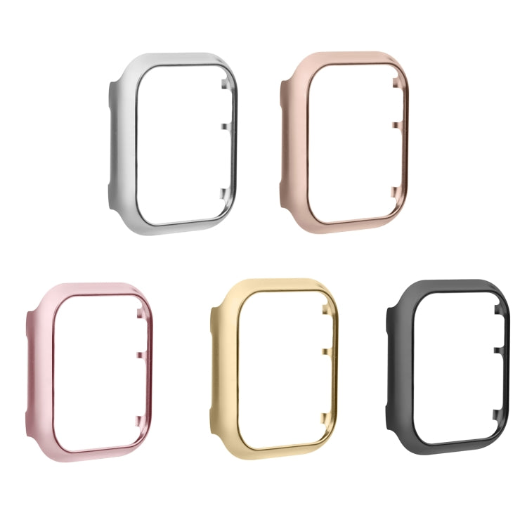 For Apple Watch Series 8&7 41mm Mirror Hollow Watch Protective Case(Gold) - Watch Cases by buy2fix | Online Shopping UK | buy2fix