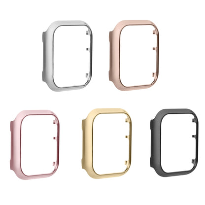 For Apple Watch Series 8&7 41mm Mirror Hollow Watch Protective Case(Gold) - Watch Cases by buy2fix | Online Shopping UK | buy2fix