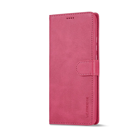 For Xiaomi Redmi Note 12 4G Global LC.IMEEKE Calf Texture Leather Phone Case(Red) - Xiaomi Cases by LC.IMEEKE | Online Shopping UK | buy2fix