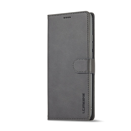 For Xiaomi Redmi Note 12 4G Global LC.IMEEKE Calf Texture Leather Phone Case(Grey) - Xiaomi Cases by LC.IMEEKE | Online Shopping UK | buy2fix