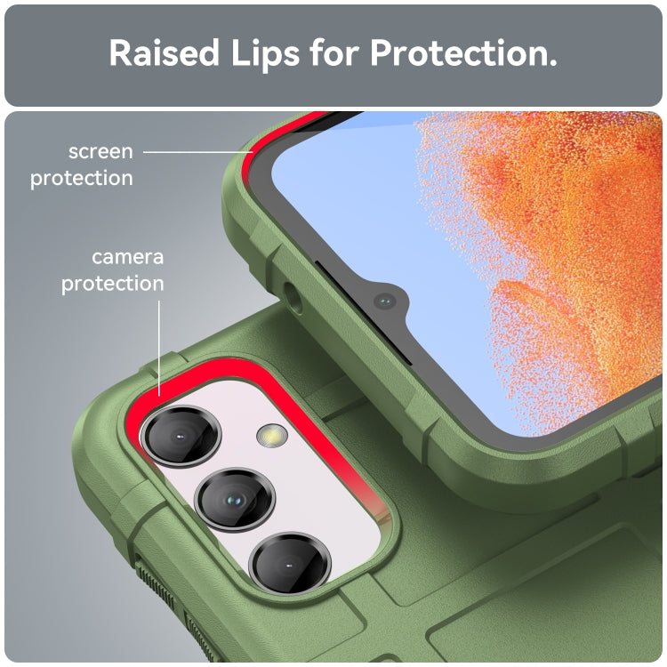 For Samsung Galaxy M14 5G Full Coverage Shockproof TPU Phone Case(Green) by buy2fix