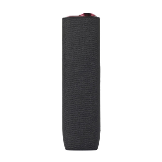 For IQOS ILUMA ONE Twill TPU+PU Electronic Cigarette Case with Lanyard(Black) - E Cigarette Accessories by buy2fix | Online Shopping UK | buy2fix