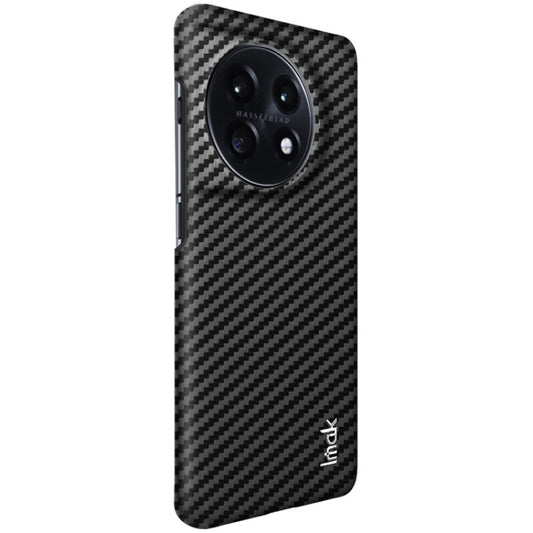 For OnePlus 11 5G imak Ruiyi Series Carbon Fiber PU + PC Phone Case(Black) - OnePlus Cases by imak | Online Shopping UK | buy2fix