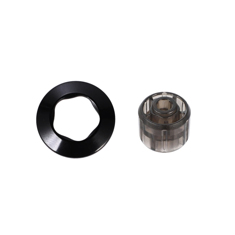 For IQOS ILUMA / Prime Electronic Cigarette Cap Rod Single Five Rings with Removal Tool to Replace The Color Cap(Black Plain) - E Cigarette Accessories by buy2fix | Online Shopping UK | buy2fix