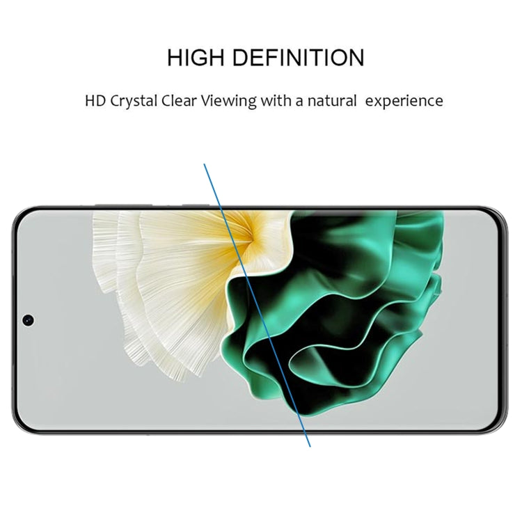 For Huawei P60 / P60 Pro / P60 Art Edge Glue 3D Curved Edge Full Screen Tempered Glass Film by buy2fix