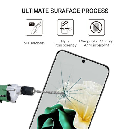 For Huawei P60 / P60 Pro / P60 Art Edge Glue 3D Curved Edge Full Screen Tempered Glass Film by buy2fix