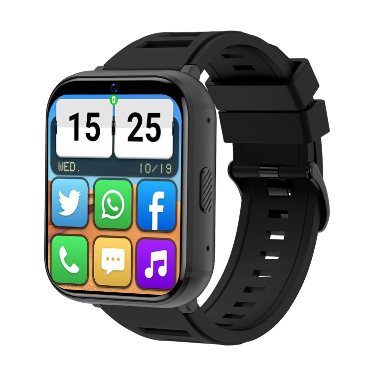 Q668 1.99 inch Screen 4G Smart Watch Android 9.0, Specification:2GB+16GB(Black) by buy2fix